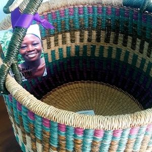 💜Beautiful African Blessing Basket -Market, Beach